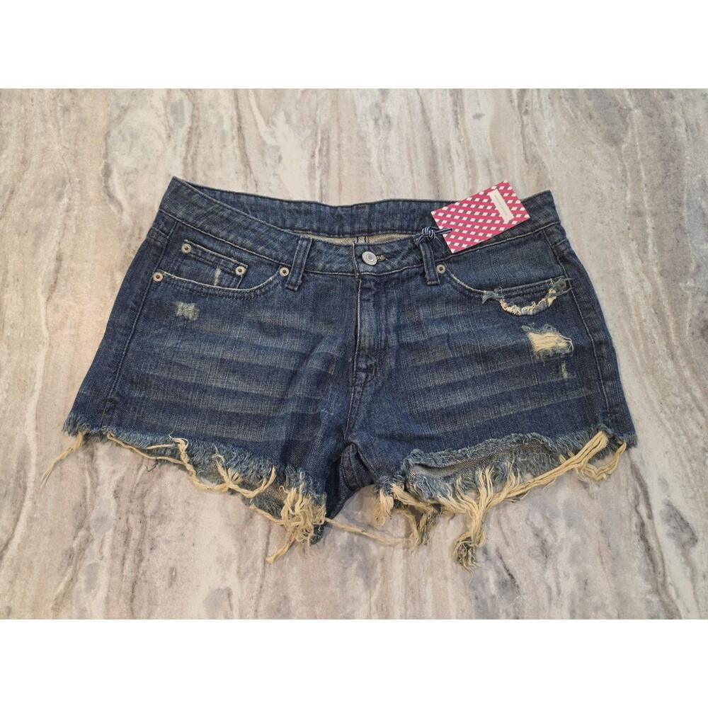Tommy Hilfiger Tommy Girl Deadstock Denim Cutoff Shorts NWT Distressed Y2K